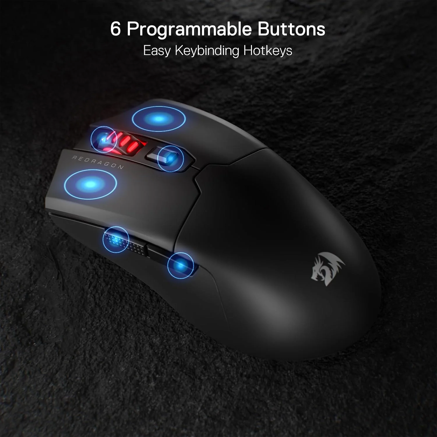 MOUSE REDRAGON FYZU ULTRA LIGHT M995 - Imagen 6
