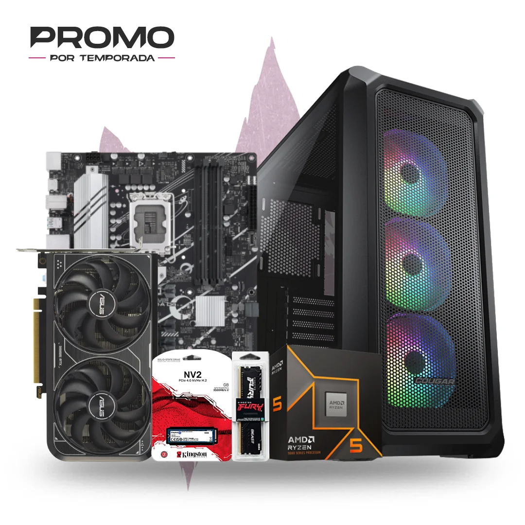 Ryzen 5 9600X, RTX 4060 8GB OC
