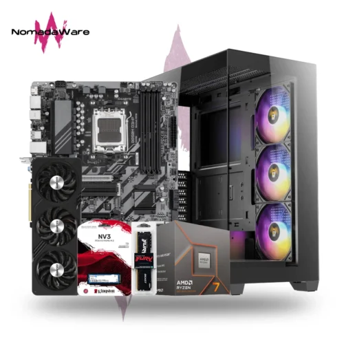 PC RYZEN 7 SERIE 8000 + RX 7600 XT 16GB OC