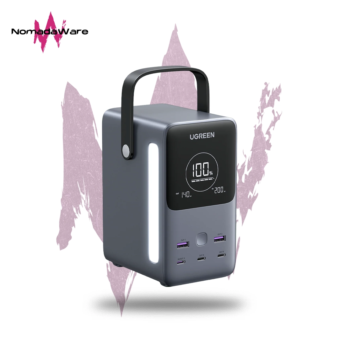 POWER BANK UGREEN NEXODE PB770 CON LUZ DE EMERGENCIA 48000MAH 300W