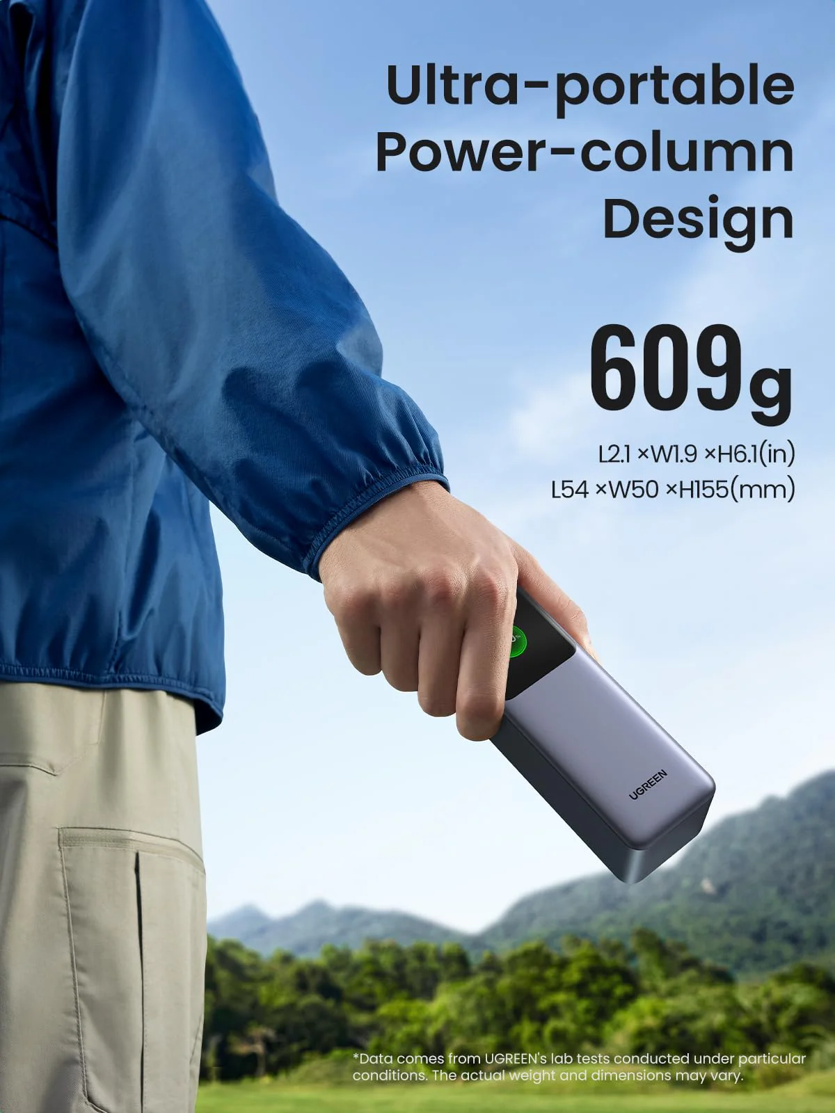 POWER BANK UGREEN NEXODE PB722 25000MAH 200W - Imagen 6