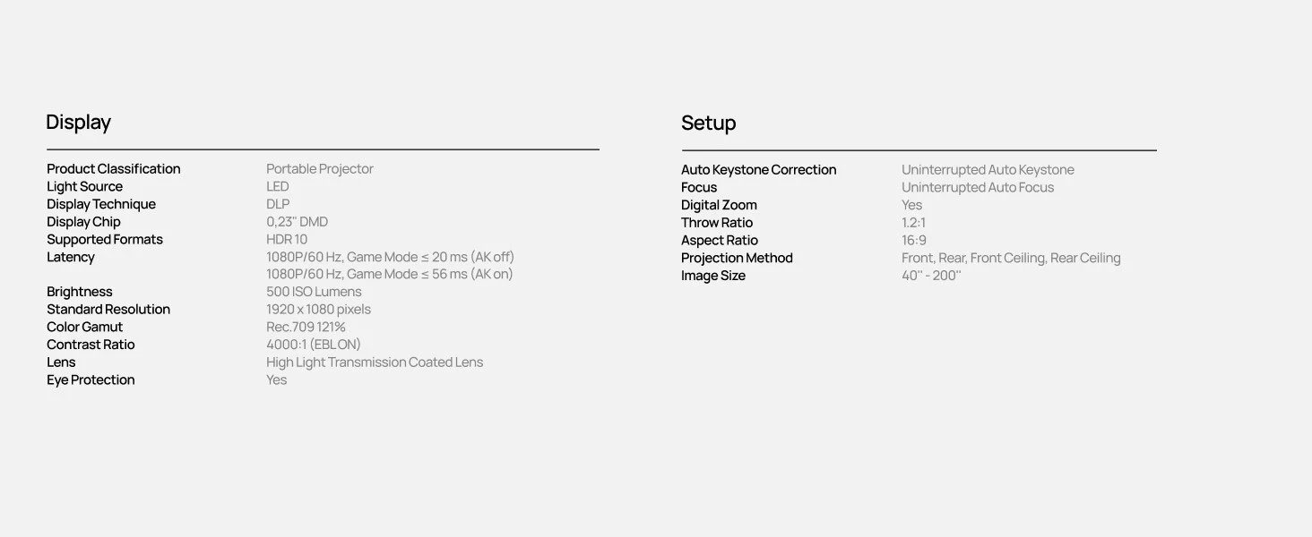 PROYECTOR XGIMI ELFIN FLIP PLUS - Imagen 17