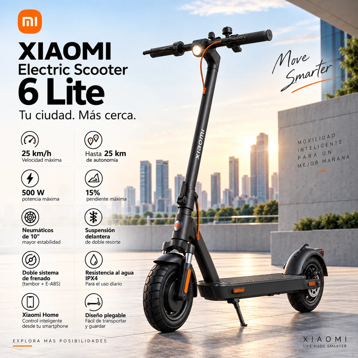 SCOOTER ELECTRICO XIAOMI 6 LITE - Image 2