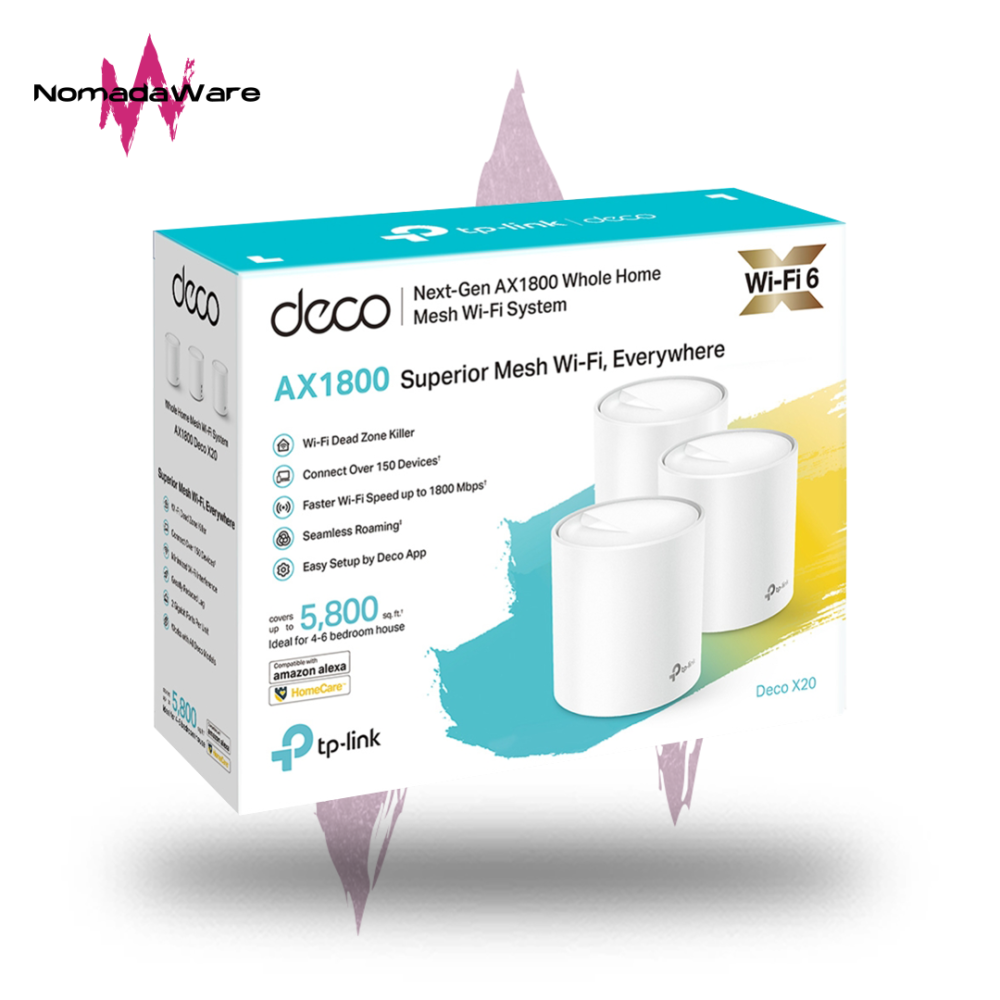 TP-Link Deco X10 Wi-Fi 6 Pack de 2 - Répéteur WiFi
