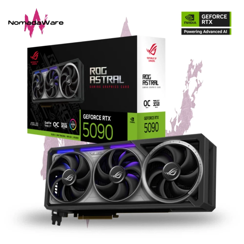 TARJETA DE VIDEO ASUS ROG ASTRAL NVIDIA RTX 5090 32GB OC GDDR7