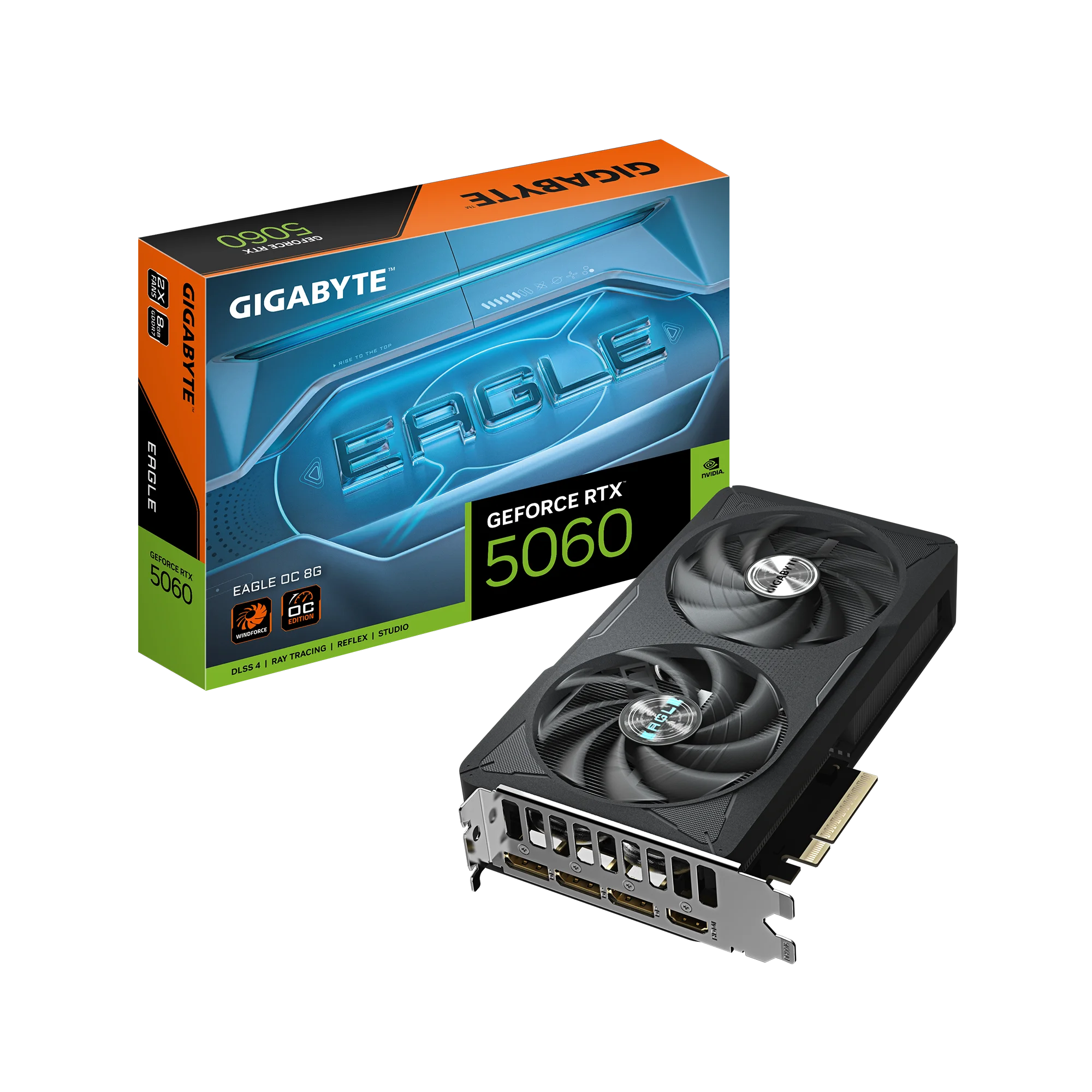 TARJETA DE VIDEO GIGABYTE EAGLE GEFORCE RTX 5060 8GB OC GDDR7 - Imagen 11