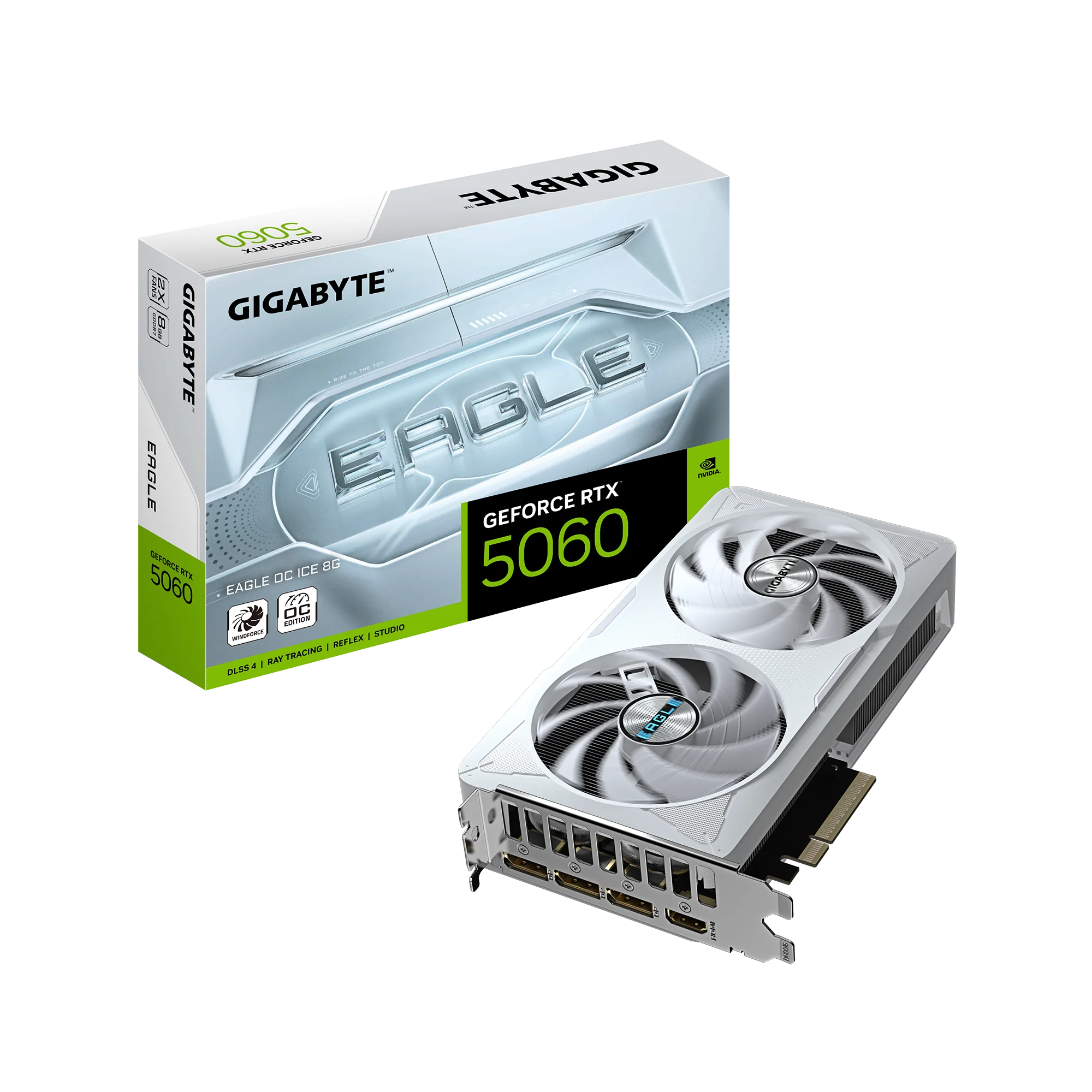 TARJETA DE VIDEO GIGABYTE EAGLE ICE GEFORCE RTX 5060 8GB OC GDDR7 - Imagen 11