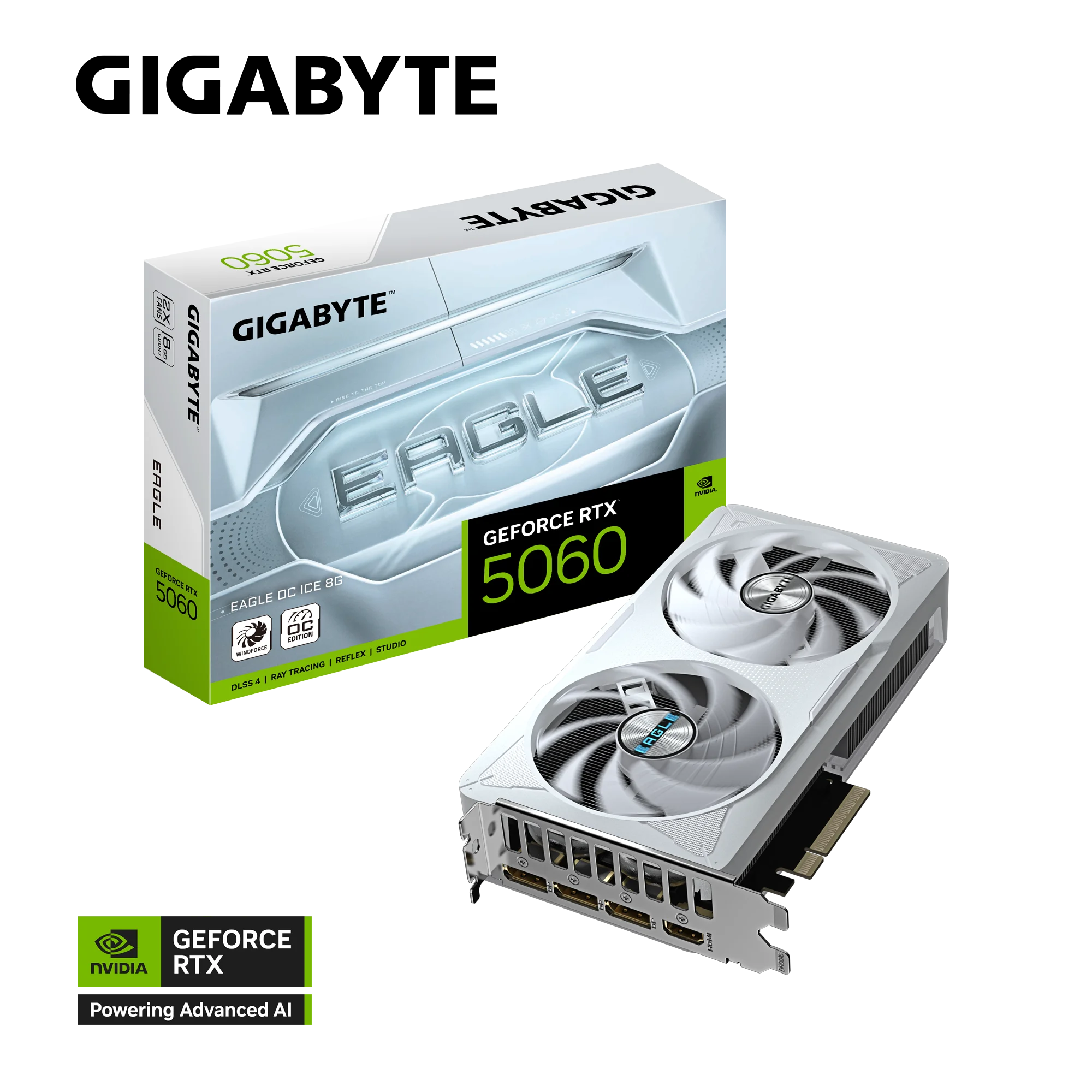 TARJETA DE VIDEO GIGABYTE EAGLE ICE GEFORCE RTX 5060 8GB OC GDDR7 - Imagen 12