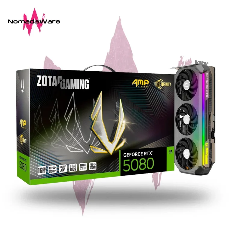 TARJETA DE VIDEO ZOTAC AMP EXTREME INFINITY GEFORCE RTX 5080 16GB GDDR7