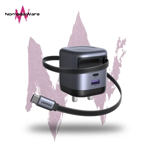 UGREEN NEXODE PRO X614 CON CABLE RETRACTIL 45W