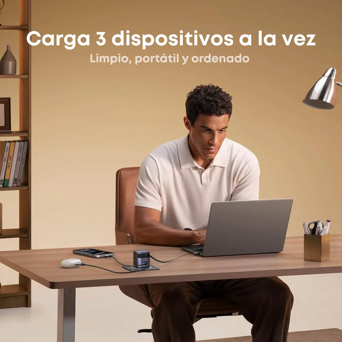 CARGADOR UGREEN NEXODE PRO X614 CON CABLE RETRACTIL 45W - Imagen 5