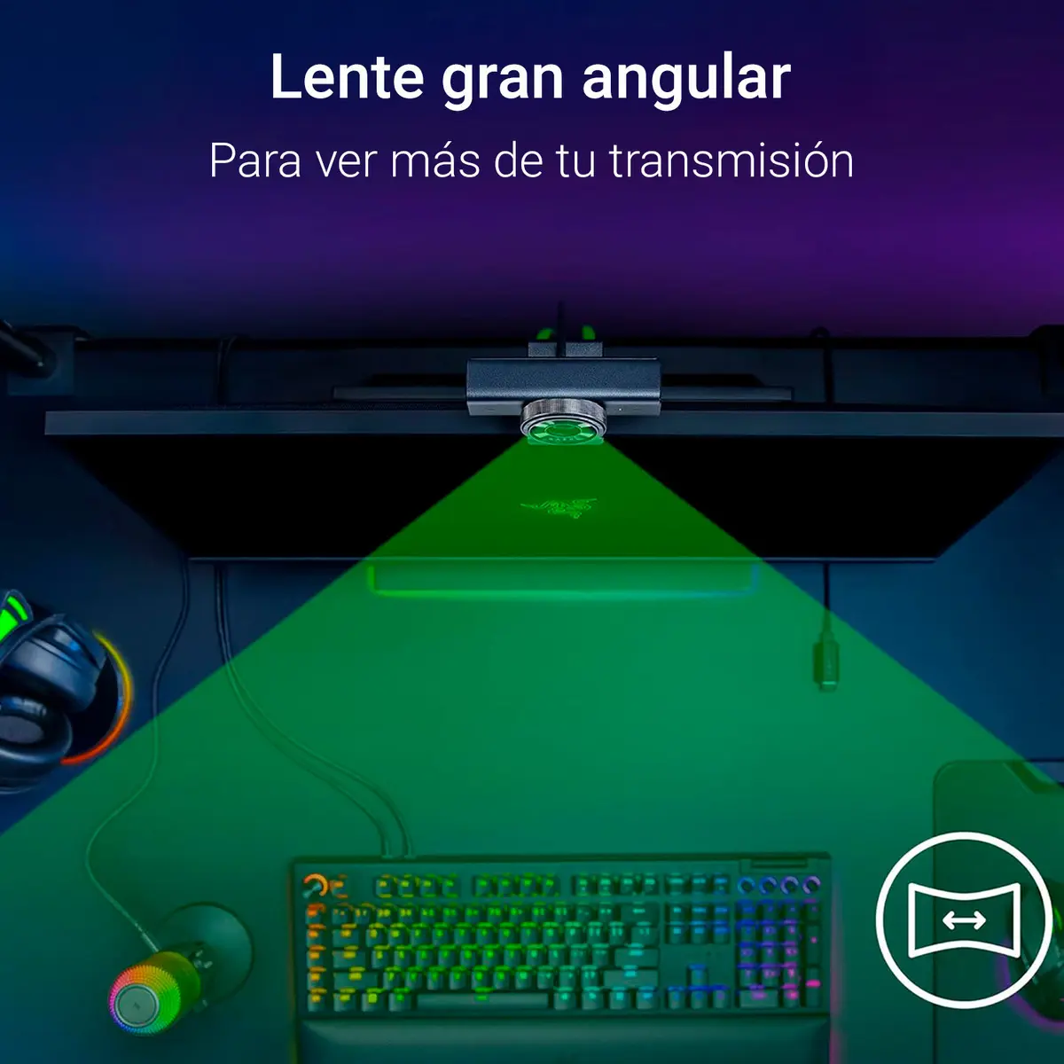 WEBCAM RAZER KIYO V2 X 1440P 60FPS - Imagen 6