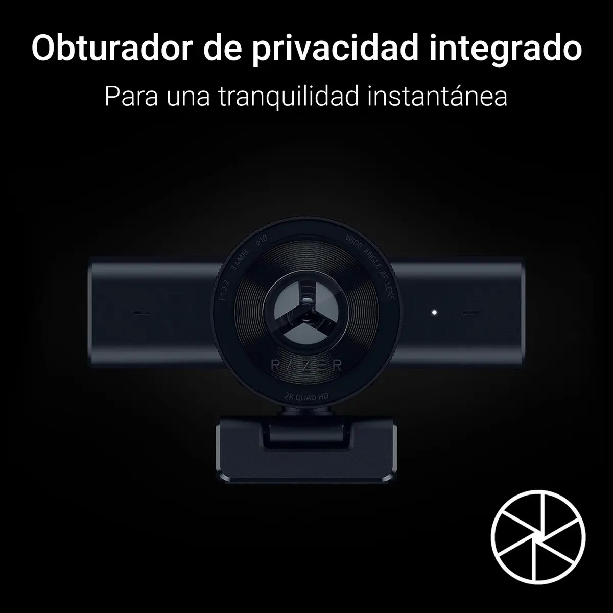 WEBCAM RAZER KIYO V2 X 1440P 60FPS - Imagen 7