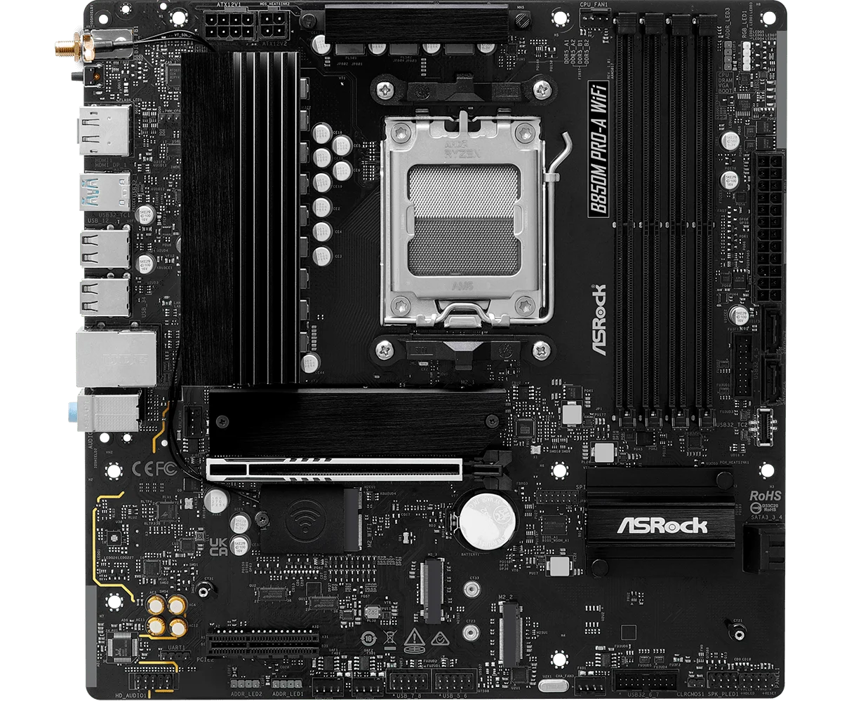 MOTHERBOARD ASROCK B850M PRO-A WIFI AM5 - Image 4