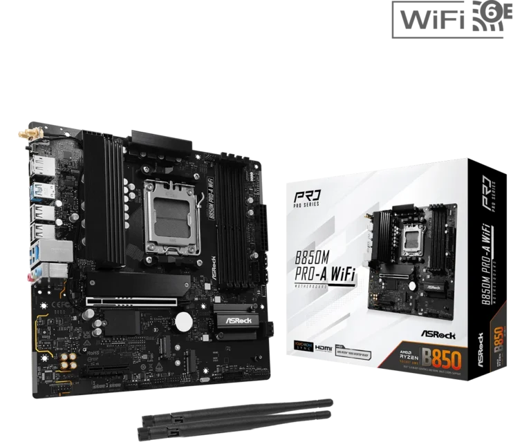 MOTHERBOARD ASROCK B850M PRO-A WIFI AM5